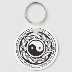 Road to Truth Yin Yang Key Ring