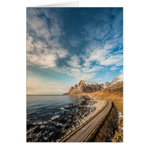 Road to Vikten Norway Landscape Card