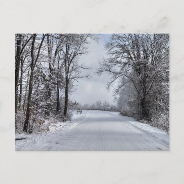 Road to Winter Postcard (Front)