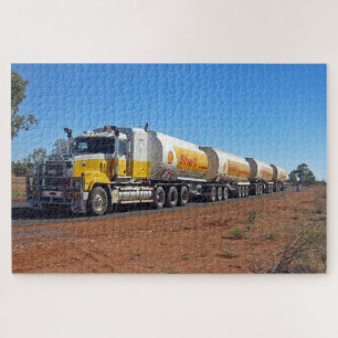 Road Train Trucking Australia Jigsaw Puzzle