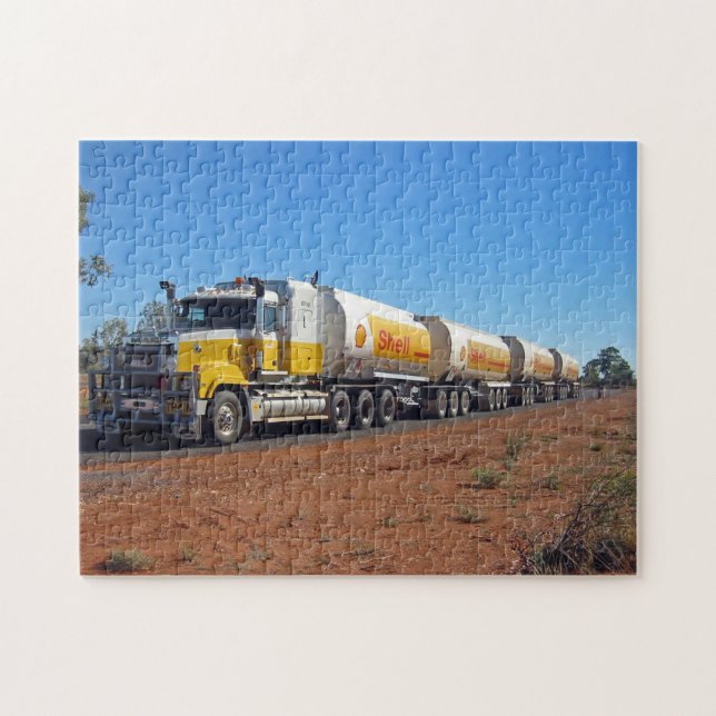 Road Train Trucking Australia  Jigsaw Puzzle (Horizontal)