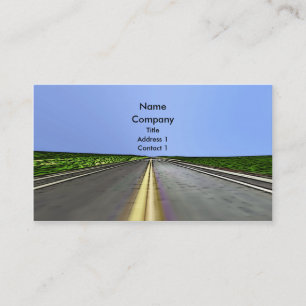 Road Travel - Standard Business Card