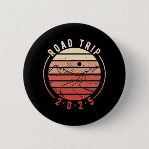 Road Trip 2025 2  6 Cm Round Badge