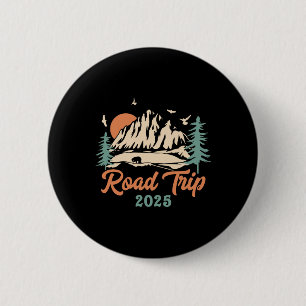 Road Trip 2025 Vacation Girls Trip Adventure Gift 6 Cm Round Badge