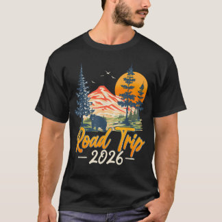 Road Trip 2026 Bear Mountain Hiking Camping T-Shirt