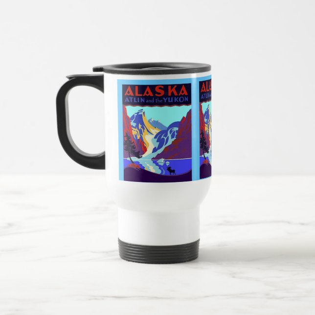 ROAD-TRIP CAMPING TO CANADA ~ ALASKA TRAVEL MUG (Left)