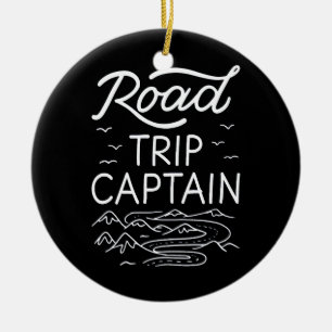 Road Trip Captain I Ceramic Tree Decoration