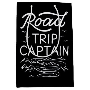 Road Trip Captain I - RV Pilot Camping Vacation Medium Gift Bag