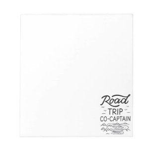 Road Trip Co-Captain I Notepad
