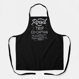 Road Trip Co-Captain I - RV Navigator Camping Love Apron