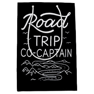 Road Trip Co-Captain I - RV Navigator Camping Love Medium Gift Bag