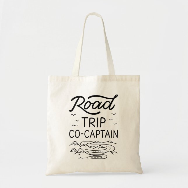 Road Trip Co-Captain I Tote Bag (Front)