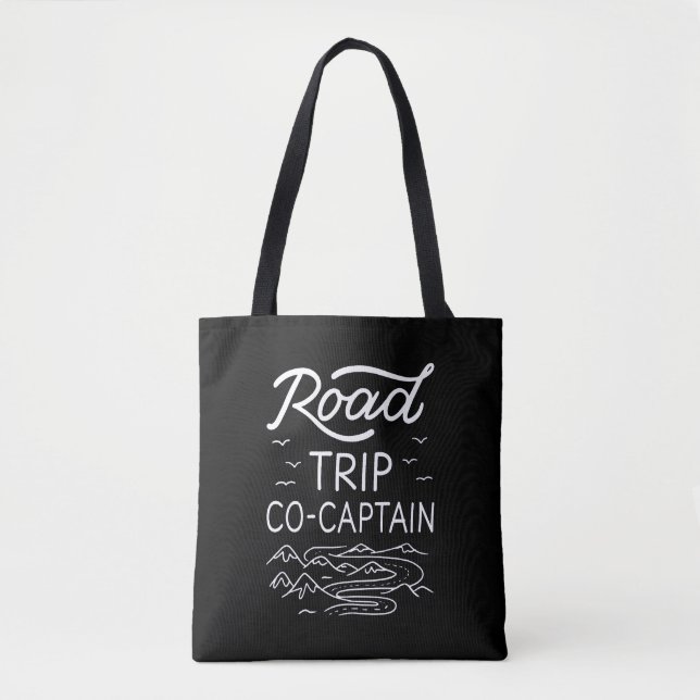 Road Trip Co-Captain I Tote Bag (Front)