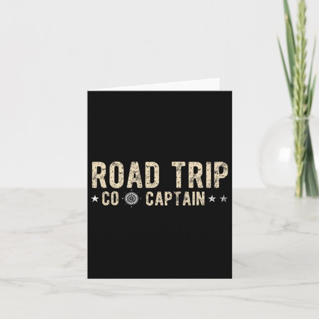 Road Trip Co Captain Road Trip 3  Card (Front)