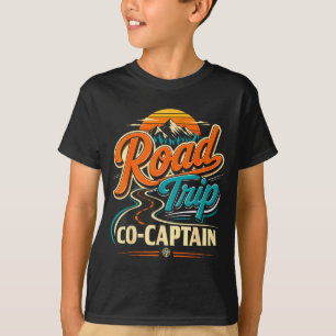 Road trip co captain vintage family vacation group T-Shirt