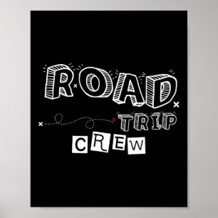 Road Trip Crew 2025 Family Reunion Summer Vacation Poster