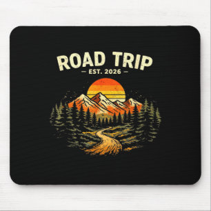 Road Trip Est 2026 Family Vacation Travel Spring Mouse Pad
