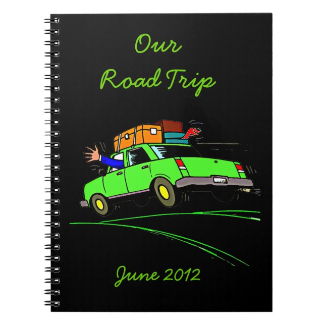 Road Trip Planner Journal Notebook (Front)