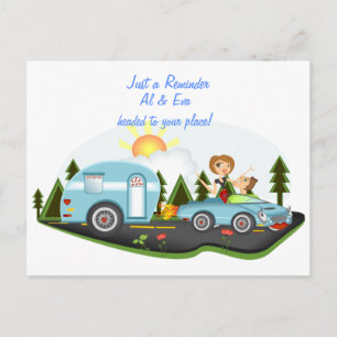 Road Trip Reminder Postcard