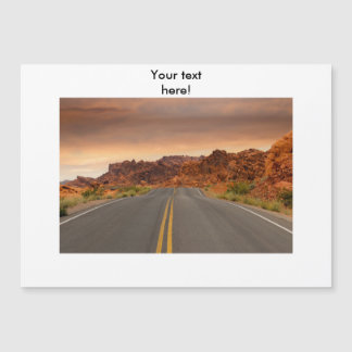 Road trip sunset