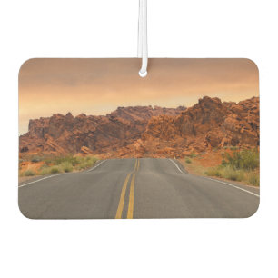 Road trip sunset car air freshener