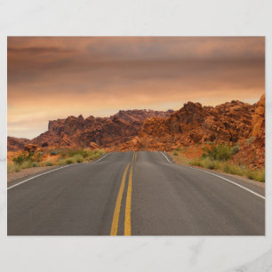 Road trip sunset flyer