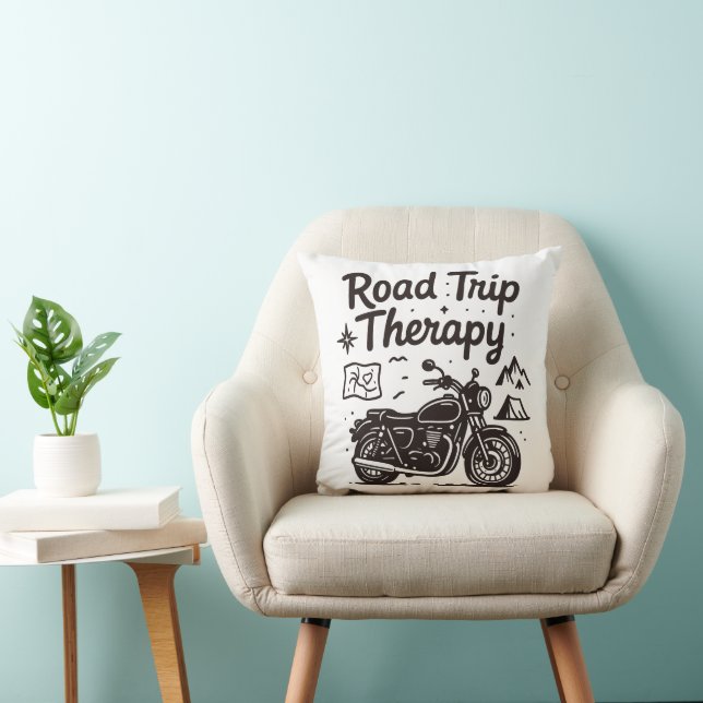 Road Trip Therapy  Cushion (Chair)