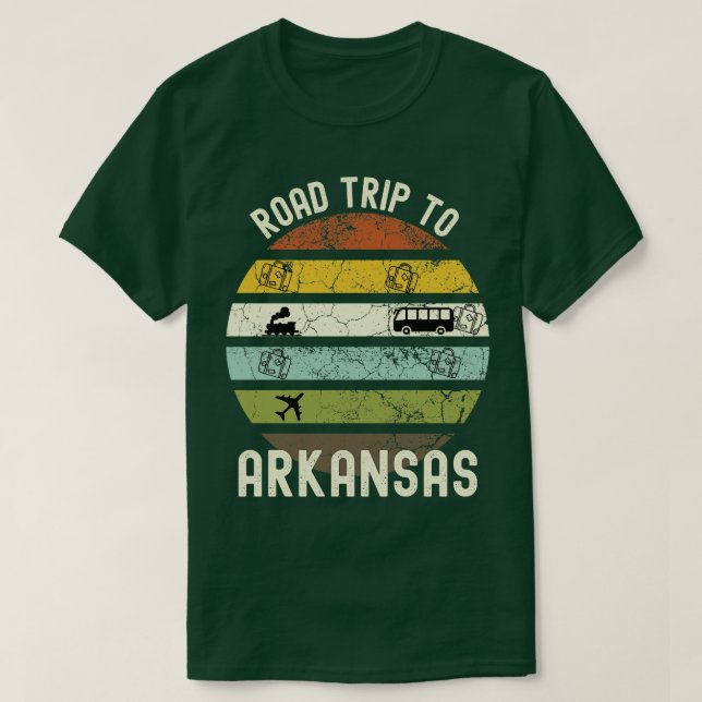 Road Trip To Arkansas Family Trip To Arkansas Holi T-Shirt (Design Front)