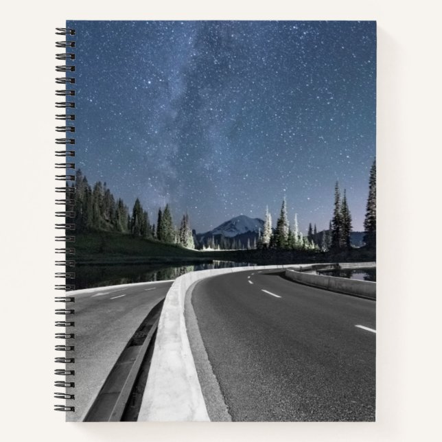 Road Trip under the Milkyway Notebook (Front)