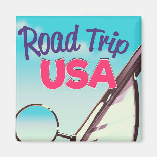 Road Trip USA Magnet