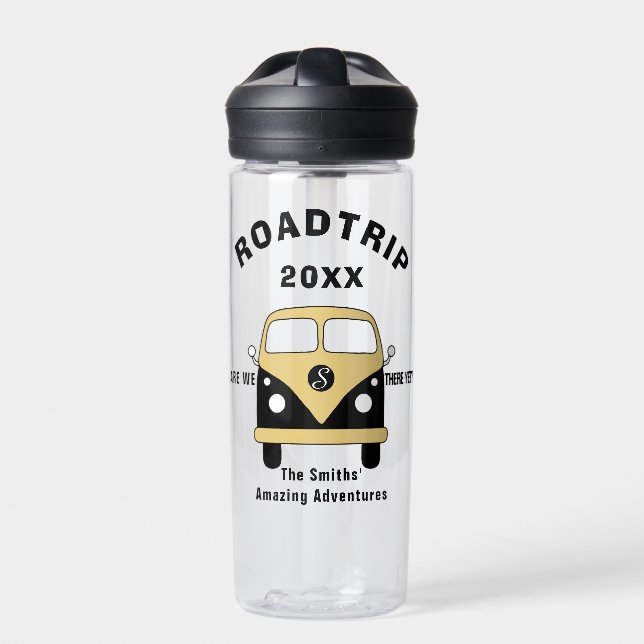 Road Trip Water Bottle (Front)
