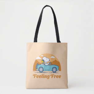 Road Trippin   Peanuts Feeling Free Tote Bag