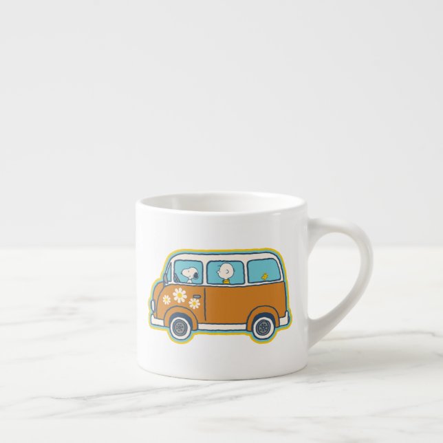 Road Trippin | Peanuts Road Trip Van Espresso Cup (Right)
