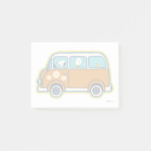 Road Trippin   Peanuts Road Trip Van Post-it Notes
