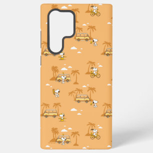 Road Trippin   Peanuts Snoopy Beach Pattern Samsung Galaxy Case