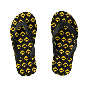 Road Truck Warning Sign Kid's Jandals