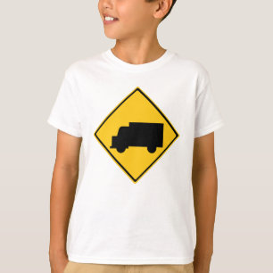 Road Truck Warning Sign T-Shirt