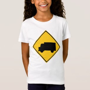 Road Truck Warning Sign T-Shirt