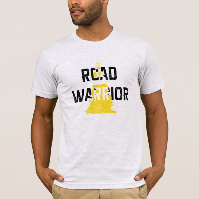 Road Warrior White Tee (Front)