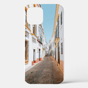 ROAD WITH BEIGE HIGHWAYS UNDER BLUE SKY iPhone 12 CASE