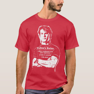 Roadhouse Daltons Rules white print T-Shirt