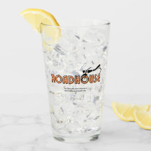 Roadhouse Drinking Glass