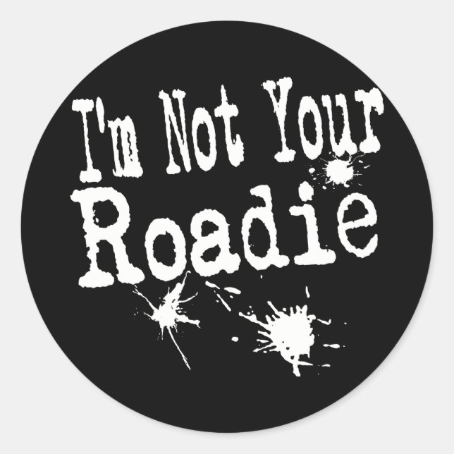 Roadie 4 Dk Classic Round Sticker (Front)