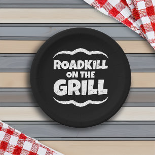 Roadkill on The Grill - Summer BBQ Party Paper Plate