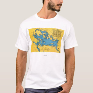 Roadmap of the Lake and Highways T-Shirt