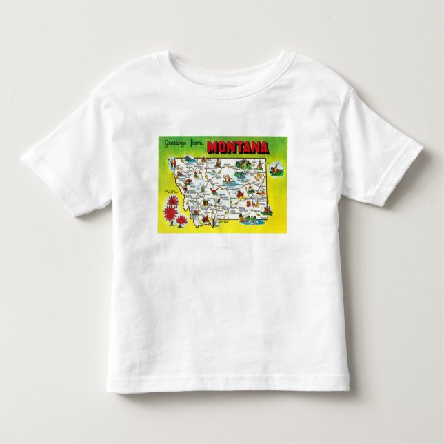 Roadmap of the State, Greetings From Toddler T-Shirt (Front)