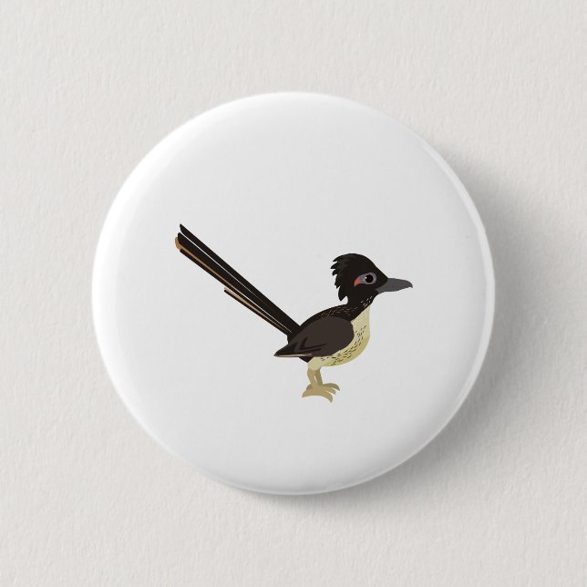 Roadrunner 6 Cm Round Badge (Front)