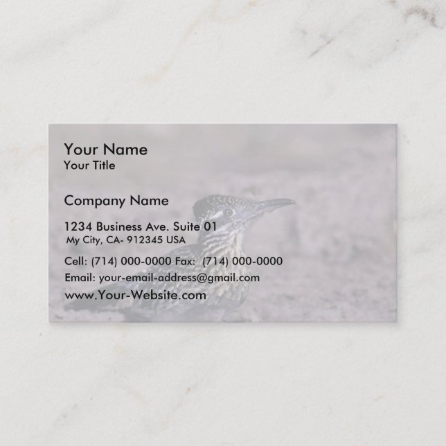 Roadrunner Business Card (Front)