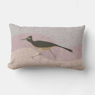 Roadrunner Lumbar Throw Pillow