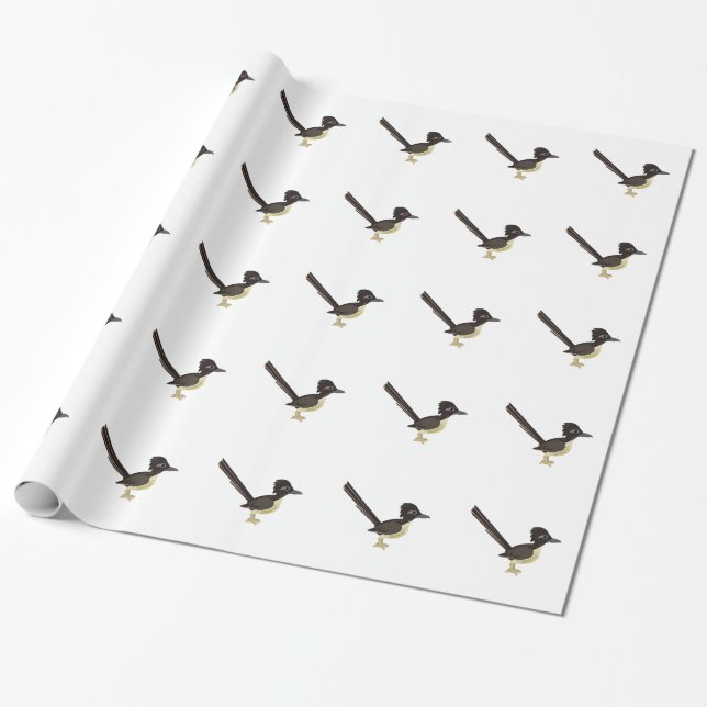 Roadrunner Wrapping Paper (Unrolled)